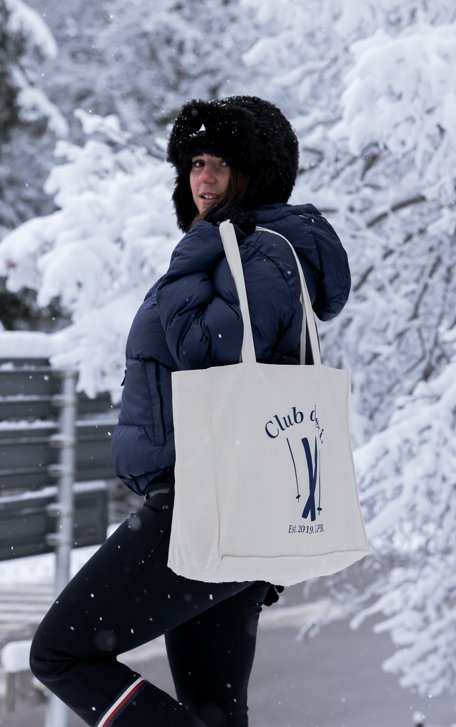 Club de ski. large shopping bag - Les Petits Basics