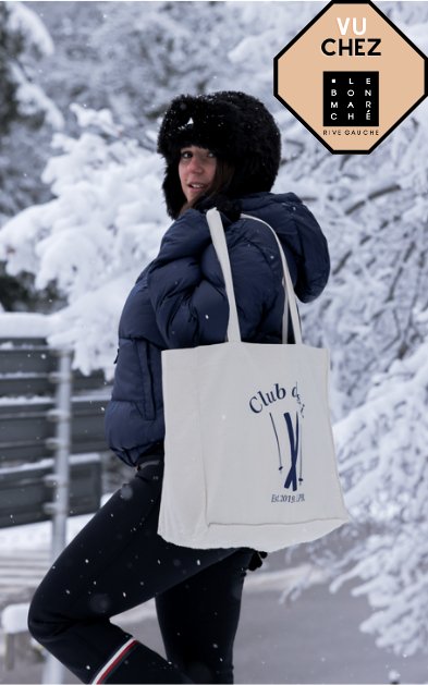 Club de ski. large shopping bag - Les Petits Basics