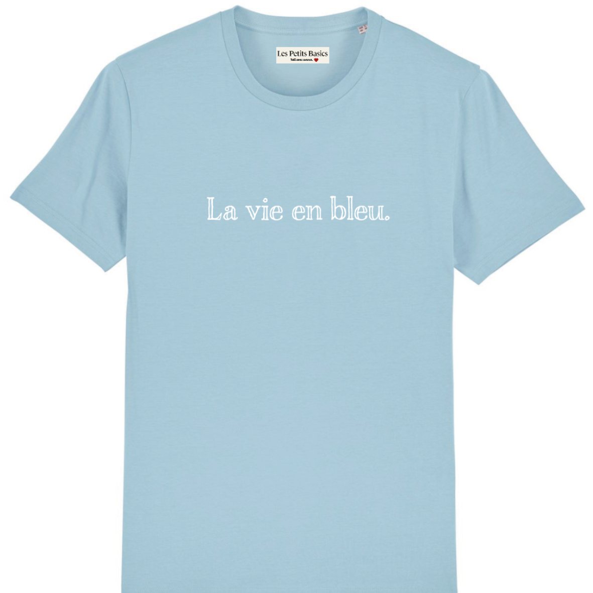La vie en bleu. unisex cotton t - shirt - Les Petits Basics