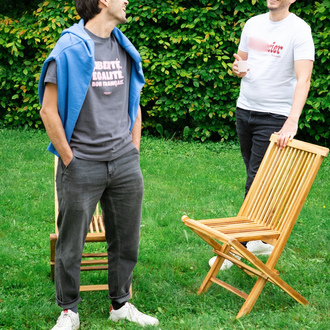 Liberté. Egallité. Bon français. heavy cotton unisex t-shirt - Les Petits Basics