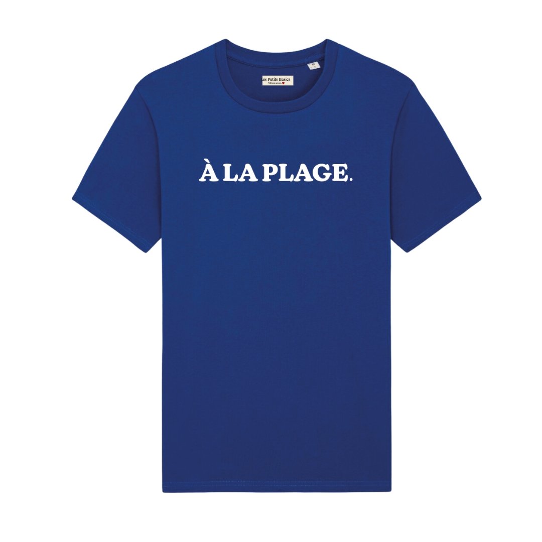 A la plage. printed cotton T-shirt - Les Petits Basics