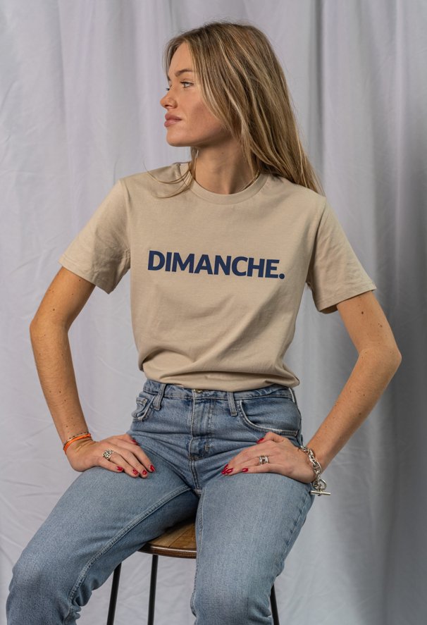 Dimanche. unisex cotton t-shirt - Les Petits Basics