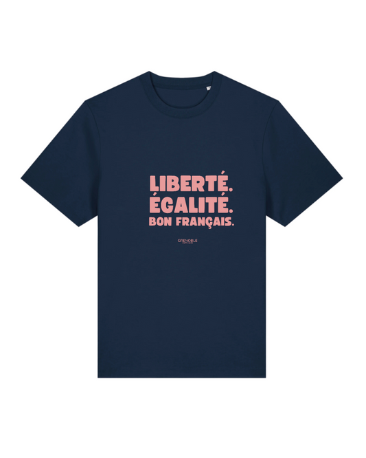 Liberté. Egalité. Bon français. heavy cotton unisex t-shirt