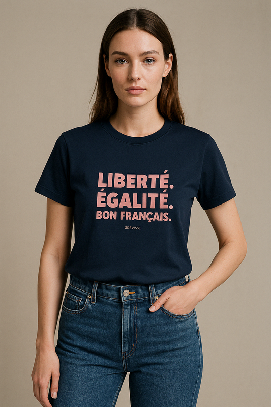 Liberté Egalité T-shirt coton bio