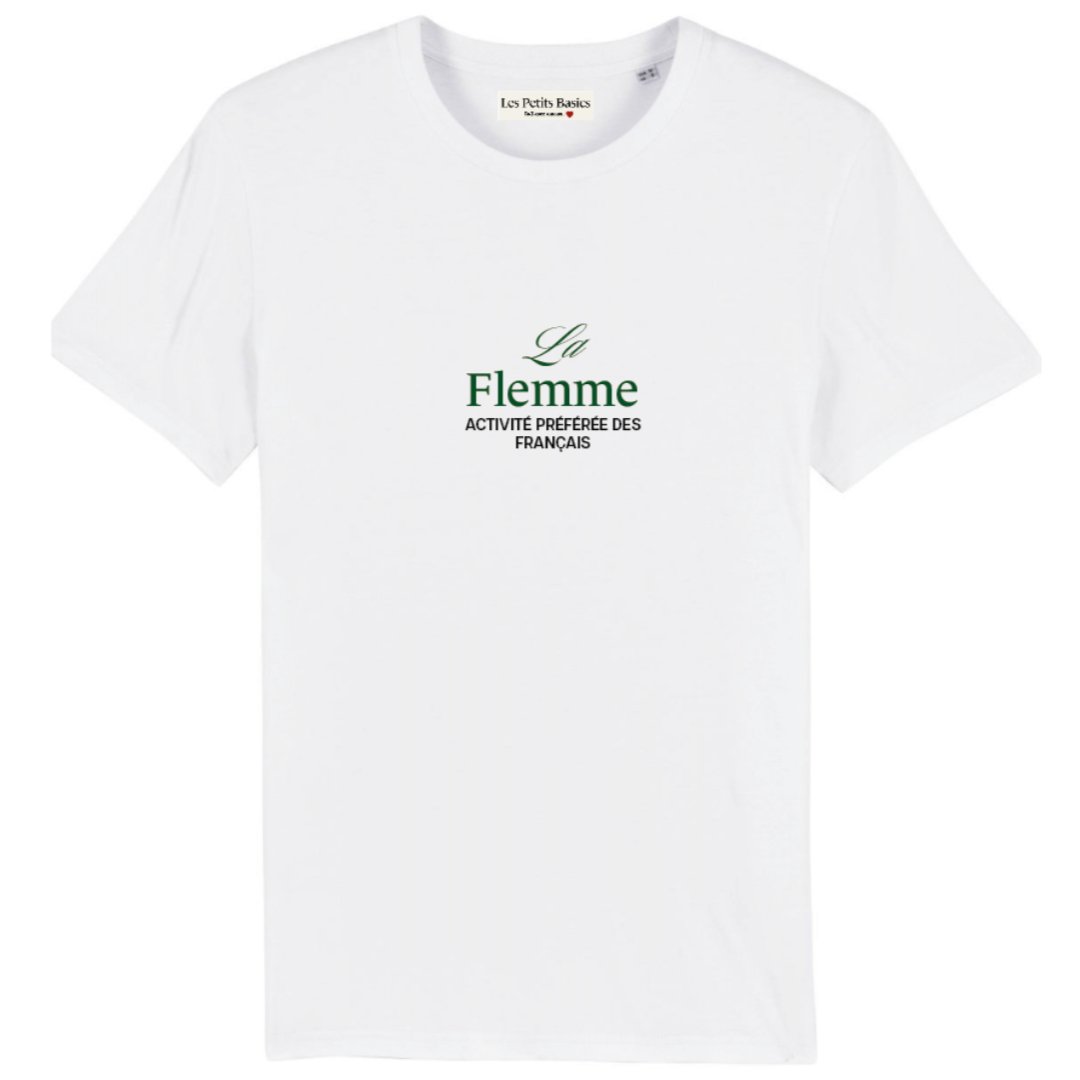 La flemme unisex cotton t - shirt - Les Petits Basics