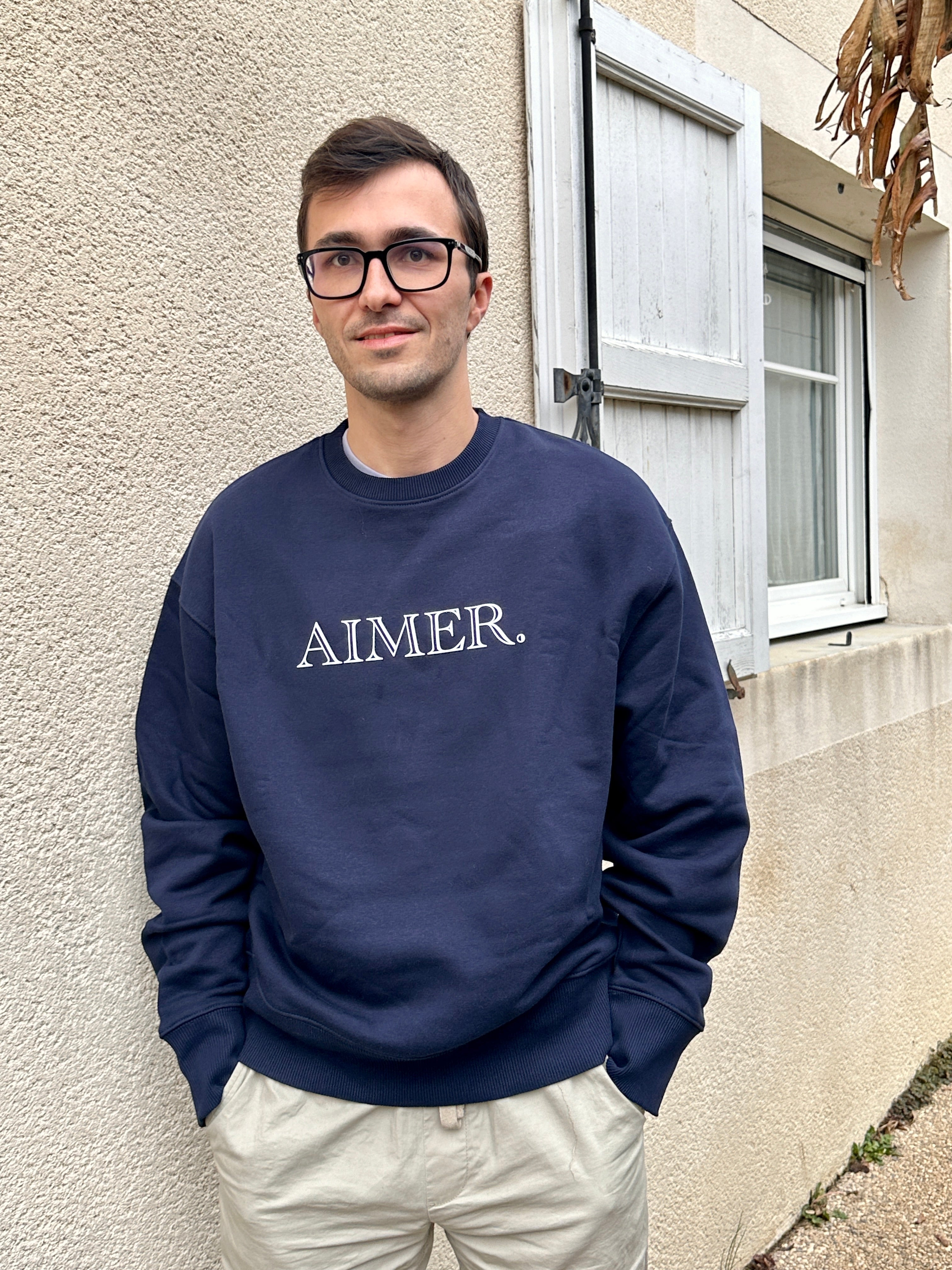 Aimer. unisex crewneck sweater [Color options] - Les Petits Basics