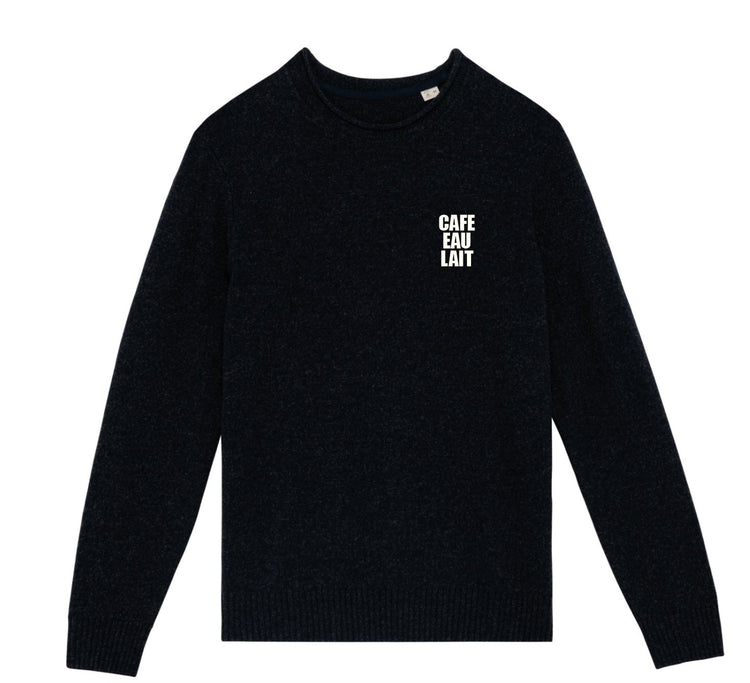 Café Eau Lait. merino wool jumper - Les Petits Basics