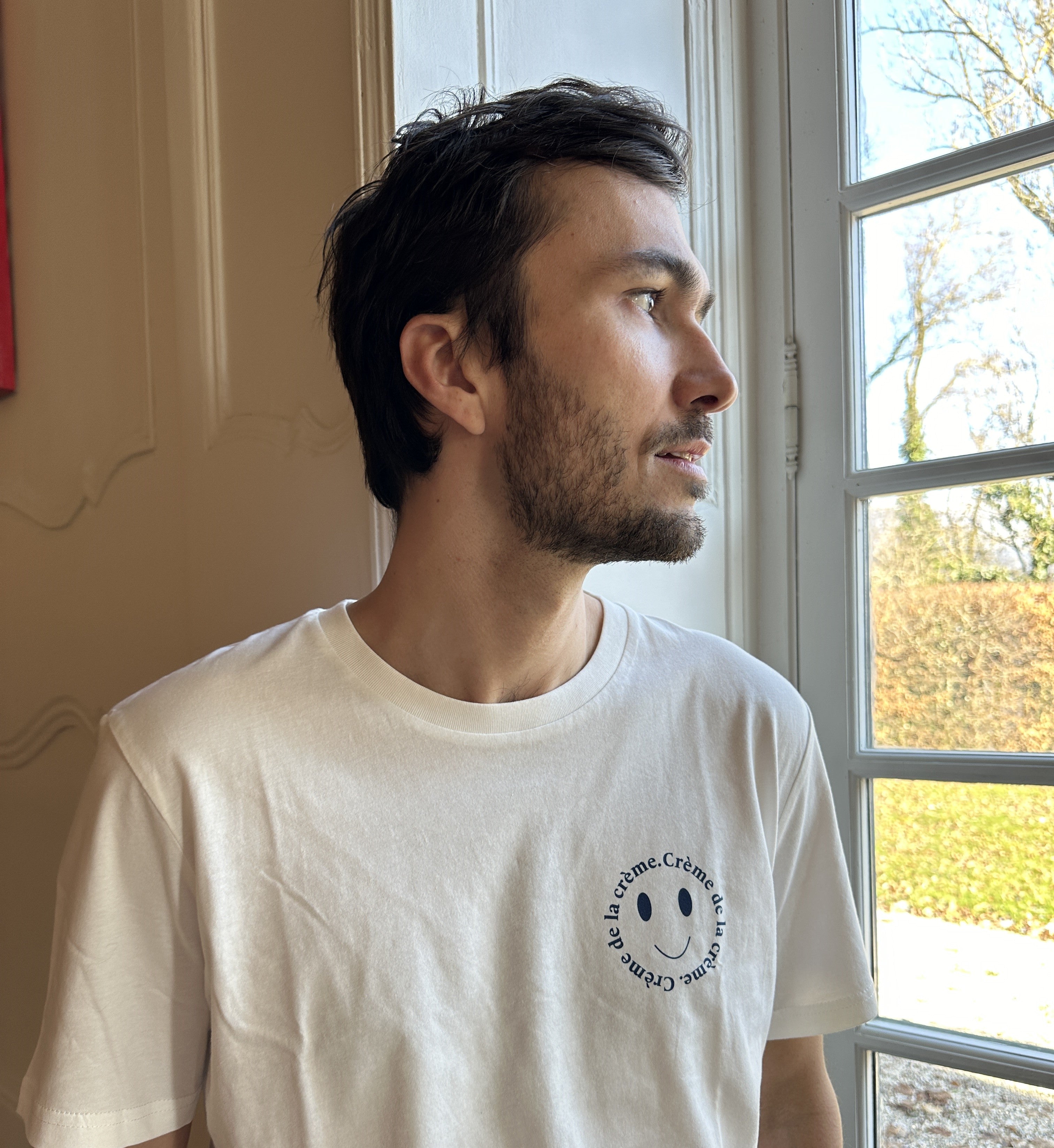 T shirt creme clearance de la creme