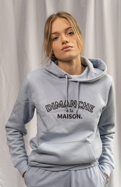 Dimanche à la maison. Unisex hoodie sweater - Les Petits Basics