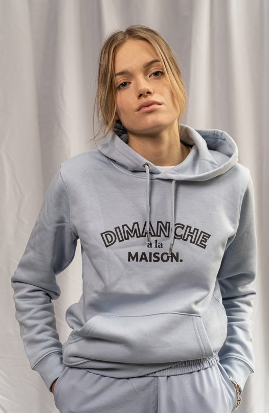 Dimanche à la maison. Unisex hoodie sweater - Les Petits Basics