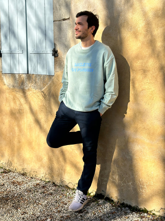Fondue ou raclette? unisex boxy sweater - Les Petits Basics