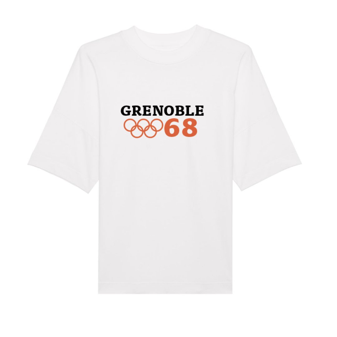 Grenoble 68. oversized unisex t-shirt - Les Petits Basics
