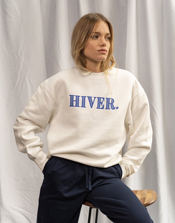Hiver. unisex crewneck sweater - Les Petits Basics