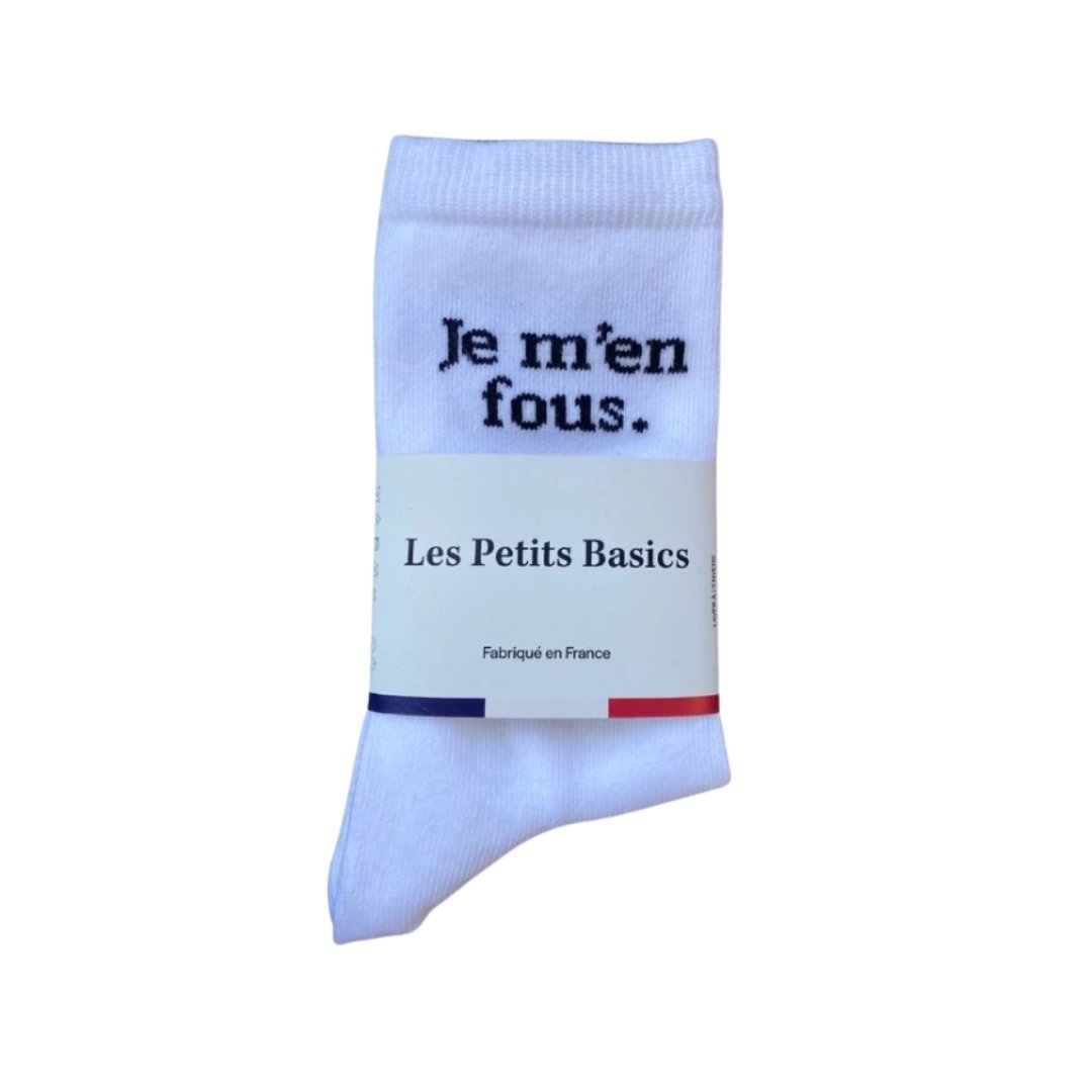 Je m'en fous. socks - Les Petits Basics