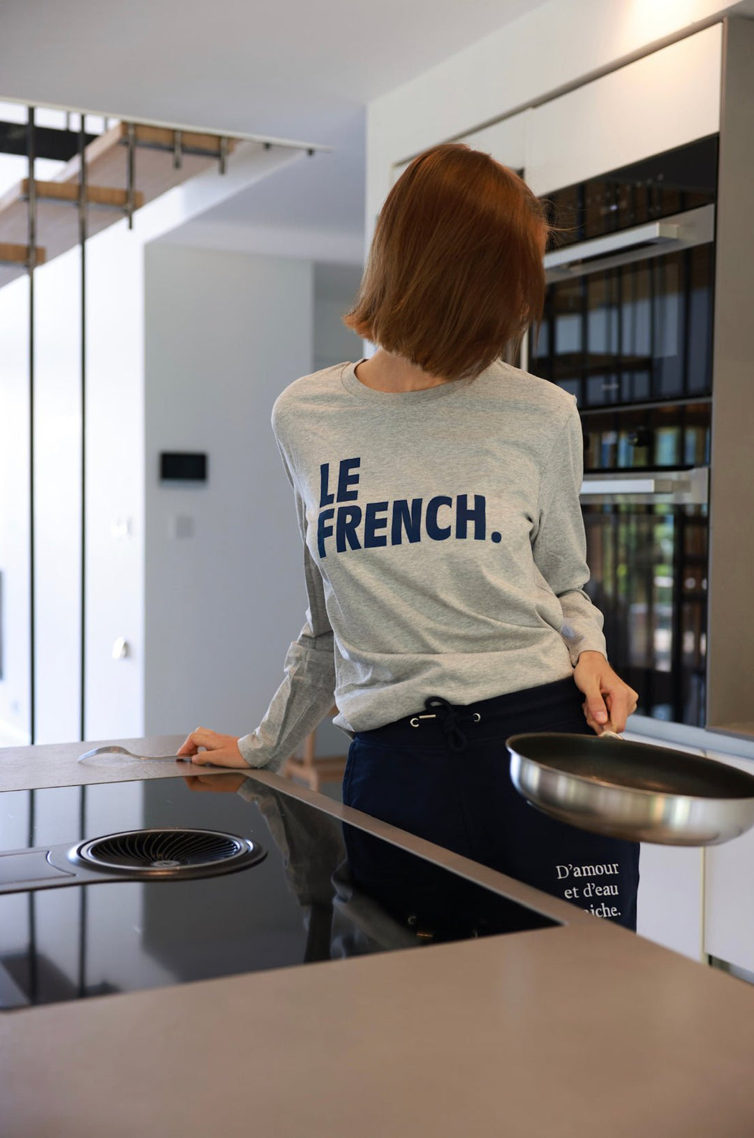 Le French. printed cotton long sleeve t-shirt - Les Petits Basics