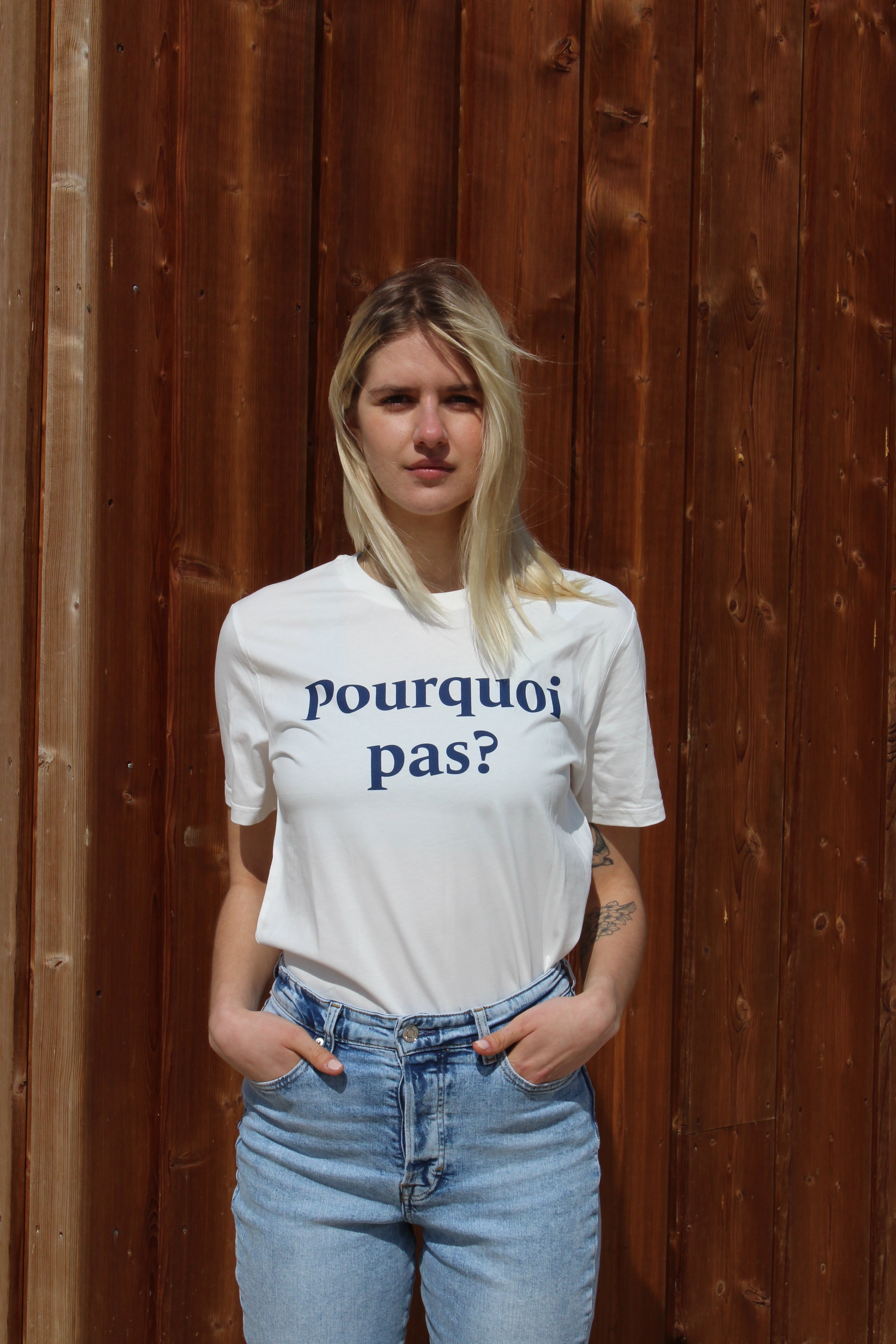 Pourquoi pas? t-shirt - Les Petits Basics