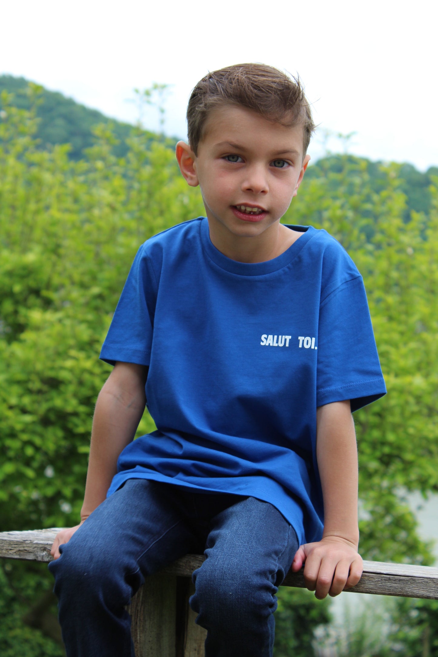 Salut toi. Kids t-shirt - Les Petits Basics