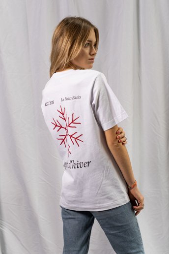 Sport d'hiver. heavy cotton unisex t-shirt - Les Petits Basics