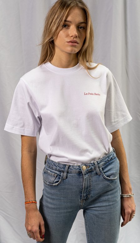 Sport d'hiver. heavy cotton unisex t-shirt - Les Petits Basics