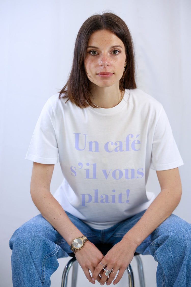 Un café. T-shirt - Les Petits Basics